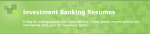 investment banking resumes